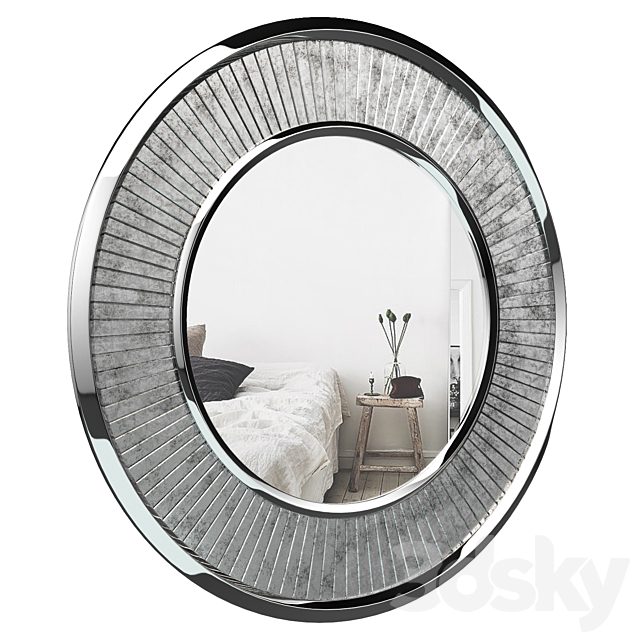 Liggett Decorative Wall Accent Mirror W000763608 3DSMax File - thumbnail 1