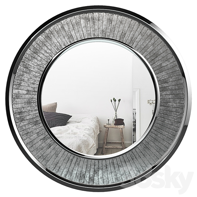 Liggett Decorative Wall Accent Mirror W000763608 3DSMax File - thumbnail 2