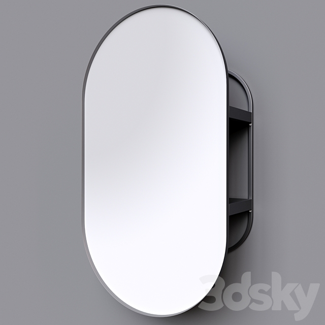 LINDBYN Mirror with storage compartment 3DS Max Model - thumbnail 3