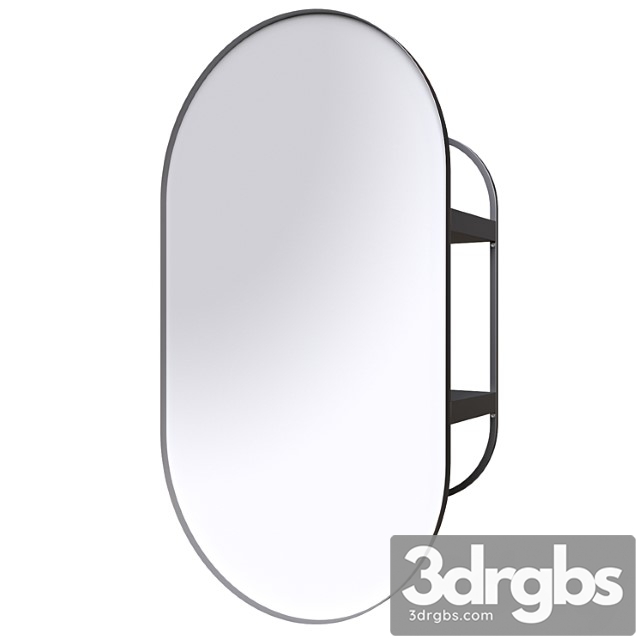 Lindbyn mirror with storage compartment - thumbnail 1