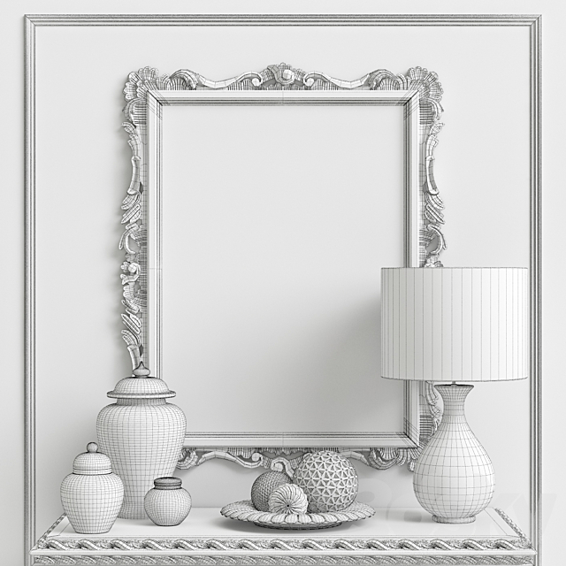 Lineatre Mirror 185062 3DS Max Model - thumbnail 3