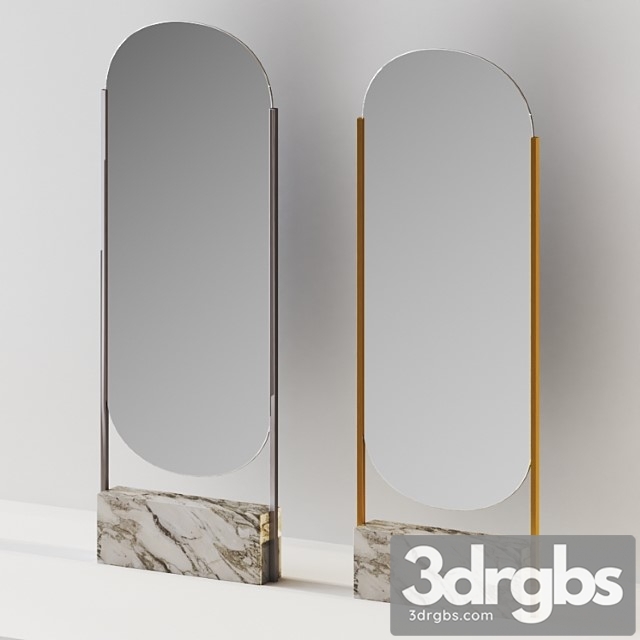 Marble Base Free Standing Mirror By Brett Beldock 3dsmax Download - thumbnail 1