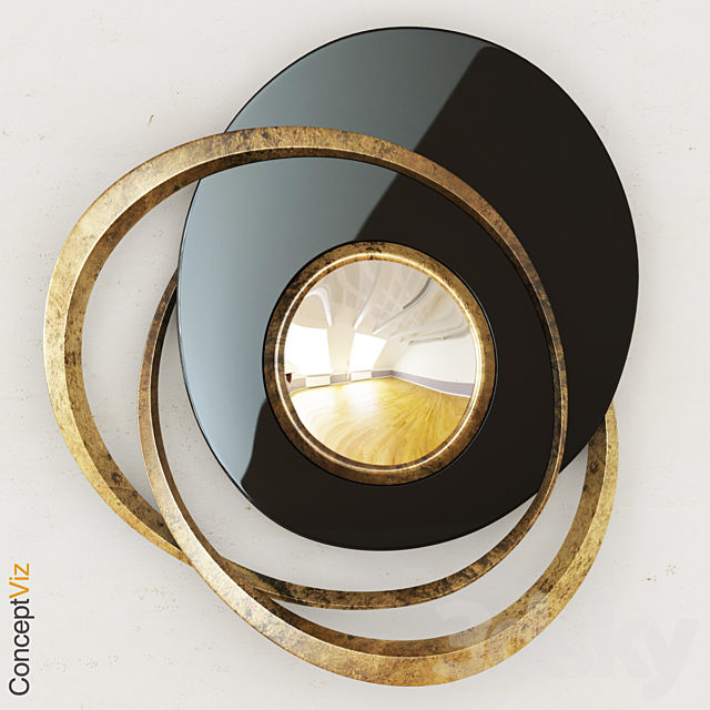 Miroir Saturnales Prune 3DSMax File - thumbnail 1