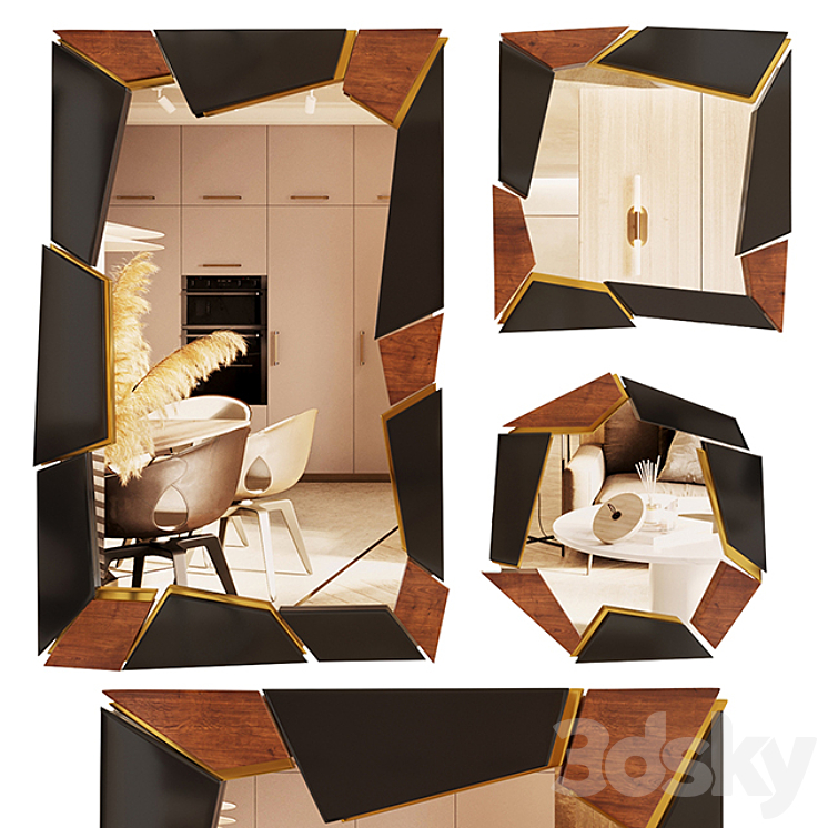 Mirror 11 3DS Max Model - thumbnail 1