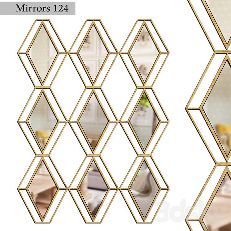 Mirror 124 3DS Max - thumbnail 1