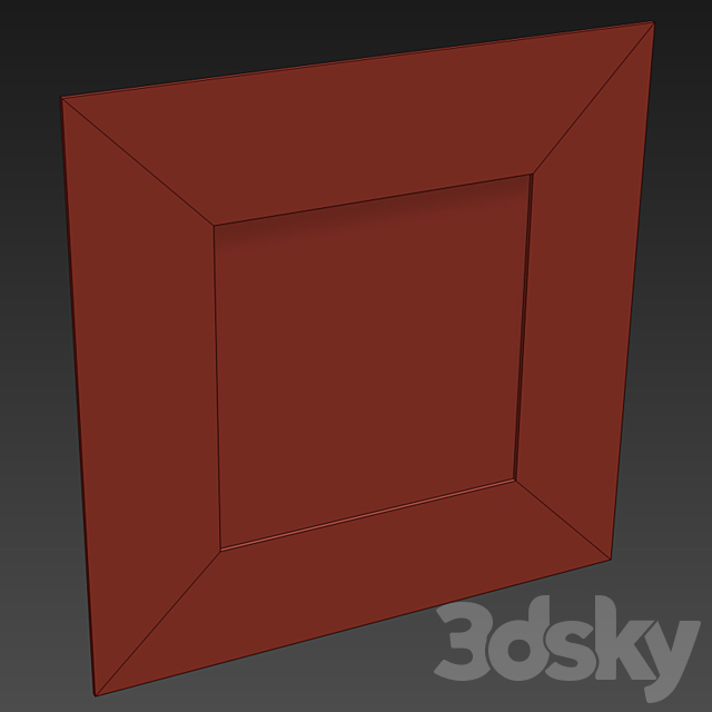 Mirror 190 3DS Max Model - thumbnail 3