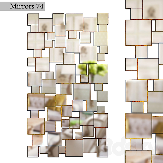 Mirror 74 3DSMax File - thumbnail 1