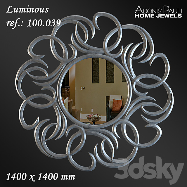 Mirror Adonis Pauli Luminous 3DSMax File - thumbnail 1