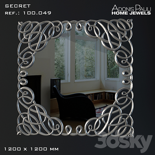 Mirror Adonis Pauli Secret 3ds Max - thumbnail 1