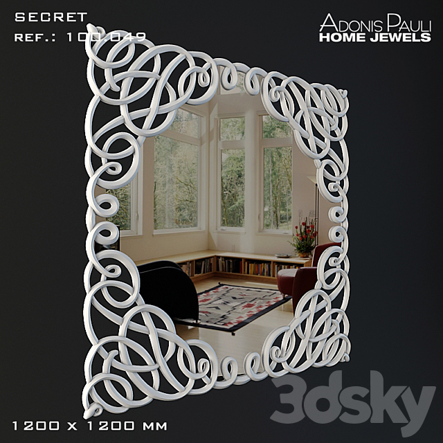 Mirror Adonis Pauli Secret 3ds Max - thumbnail 2