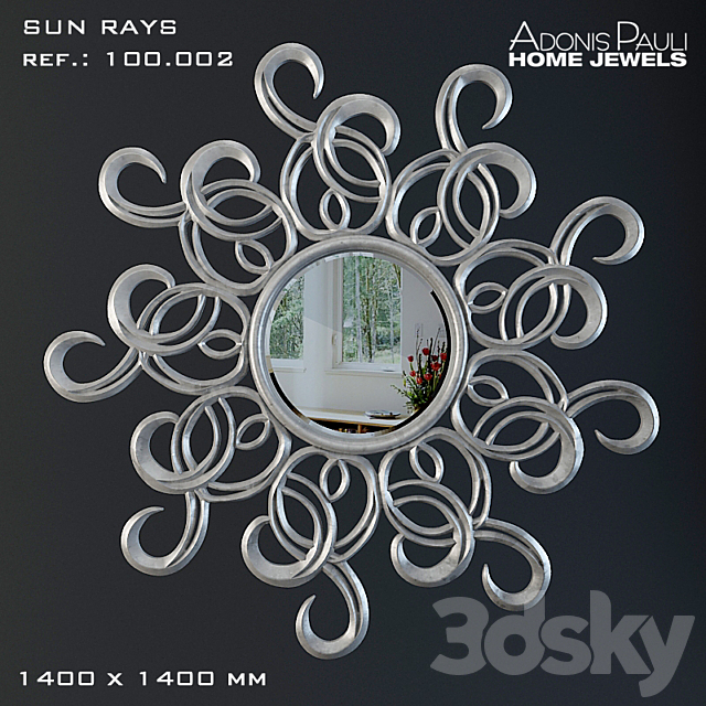 Mirror Adonis Pauli Sun Rays 3DSMax File - thumbnail 1