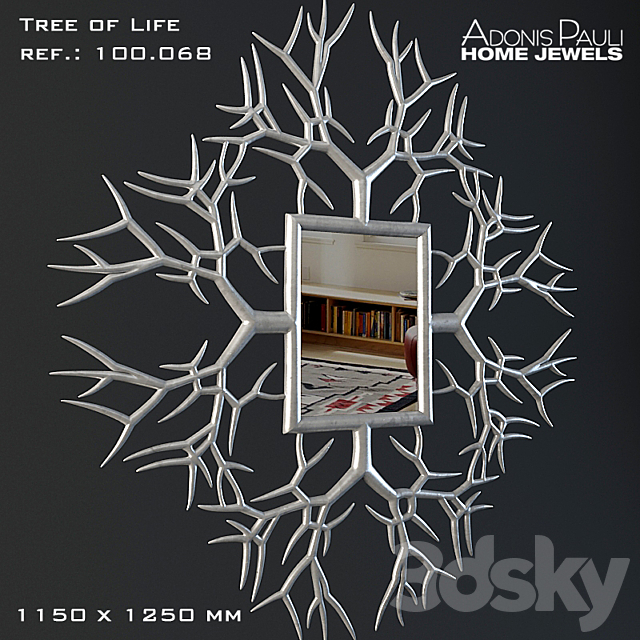 Mirror Adonis Pauli Tree of Life 3DS Max Model - thumbnail 2