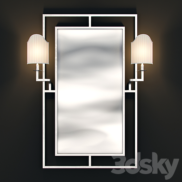 Mirror Astaire EICHHOLTZ 3DSMax File - thumbnail 2