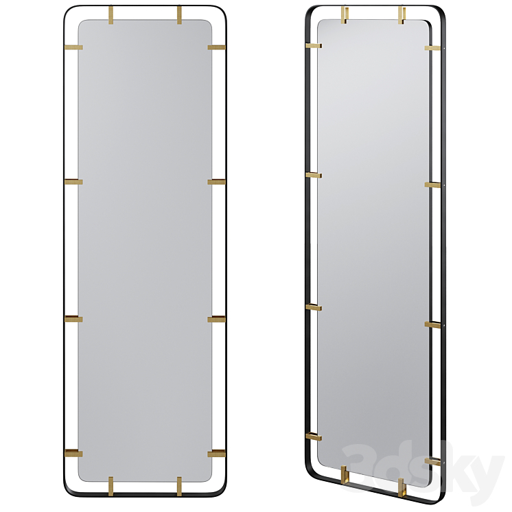 Mirror Betsy Frame Metal by Kare Design 3DS Max Model - thumbnail 3