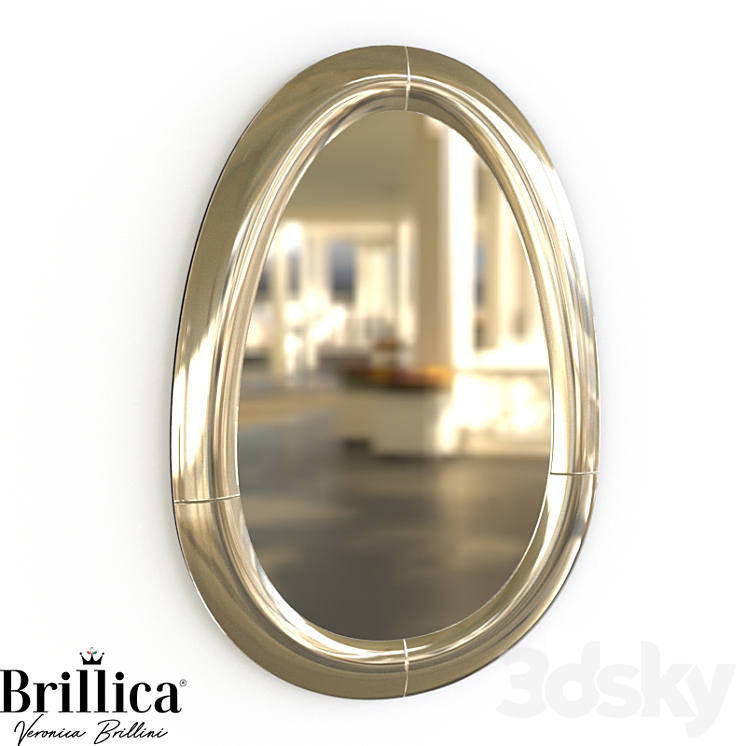 Mirror Brillica BL800 \/ 1150-O40 3DS Max - thumbnail 1