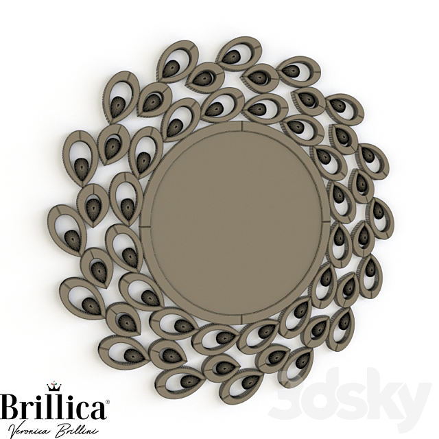 Mirror Brillica BL870 _ 870-C13 3DS Max Model - thumbnail 2