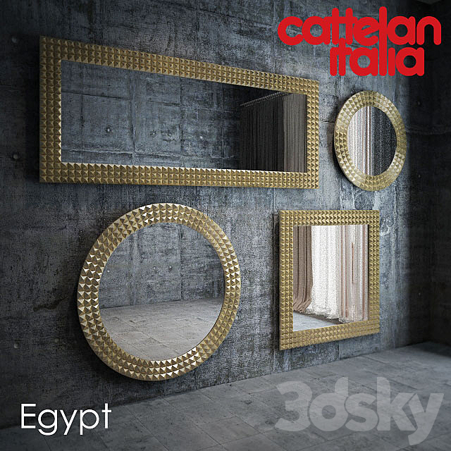 Mirror Cattelan Italia Egypt 3DSMax File - thumbnail 1