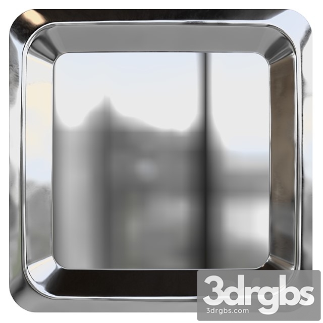 Mirror cattelan italia glenn 120×120 3dsmax Download - thumbnail 1