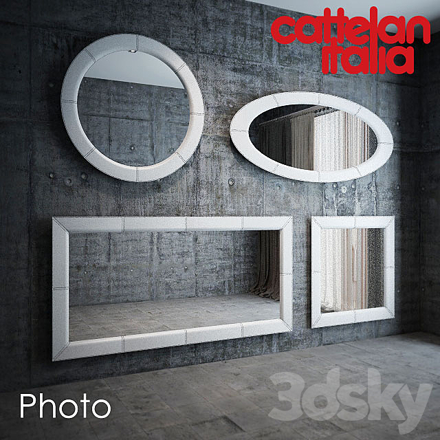 Mirror Cattelan Italia Photo 3DSMax File - thumbnail 1