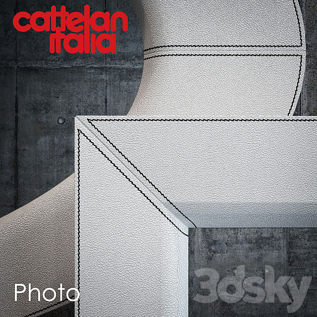 Mirror Cattelan Italia Photo 3DSMax File - thumbnail 2