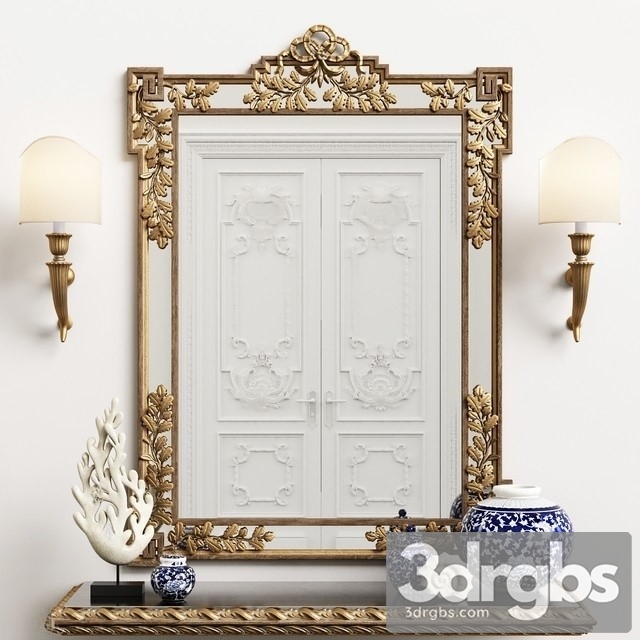 Mirror Chelini Art 55 3dsmax Download - thumbnail 1