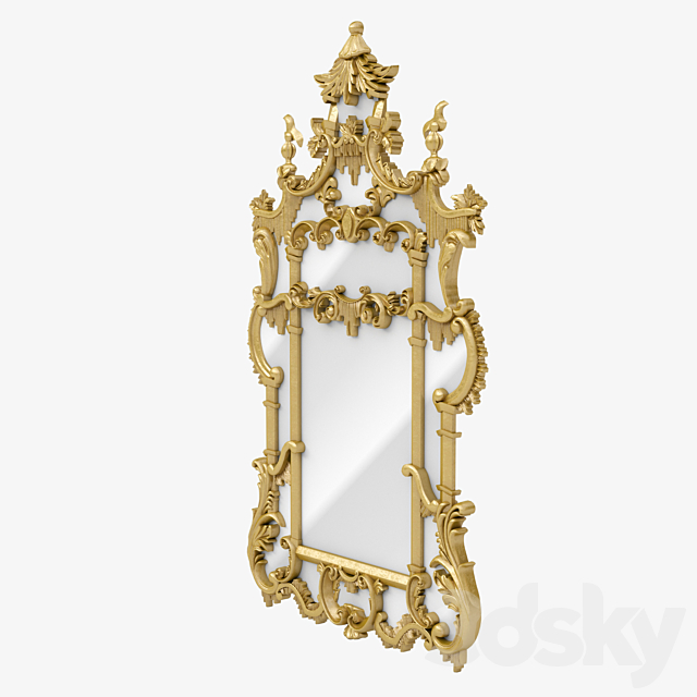 Mirror Chinoiserie 3DSMax File - thumbnail 2