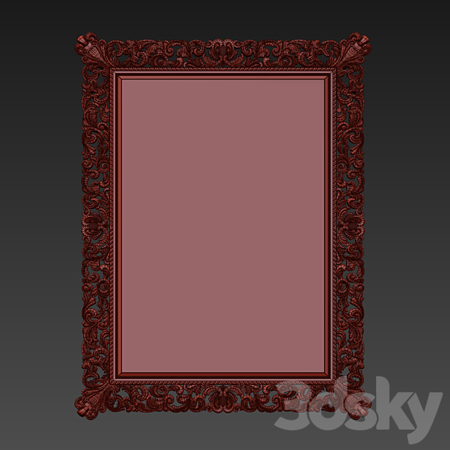 Mirror CLASSICAL CHIC 3DSMax File - thumbnail 2