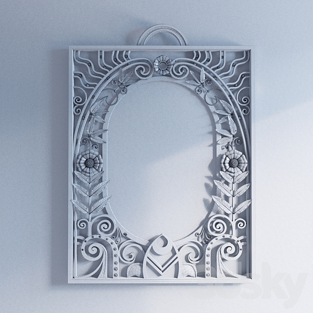 mirror “Deco” 3DSMax File - thumbnail 3