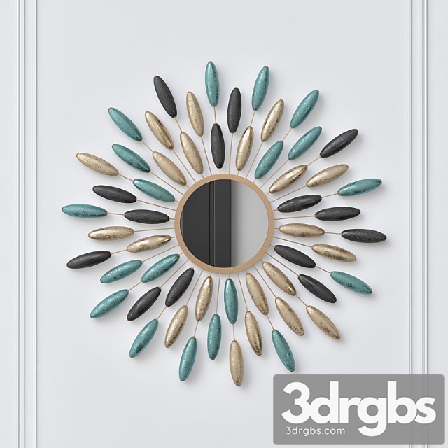 Mirror decoration no. 3 3dsmax Download - thumbnail 1