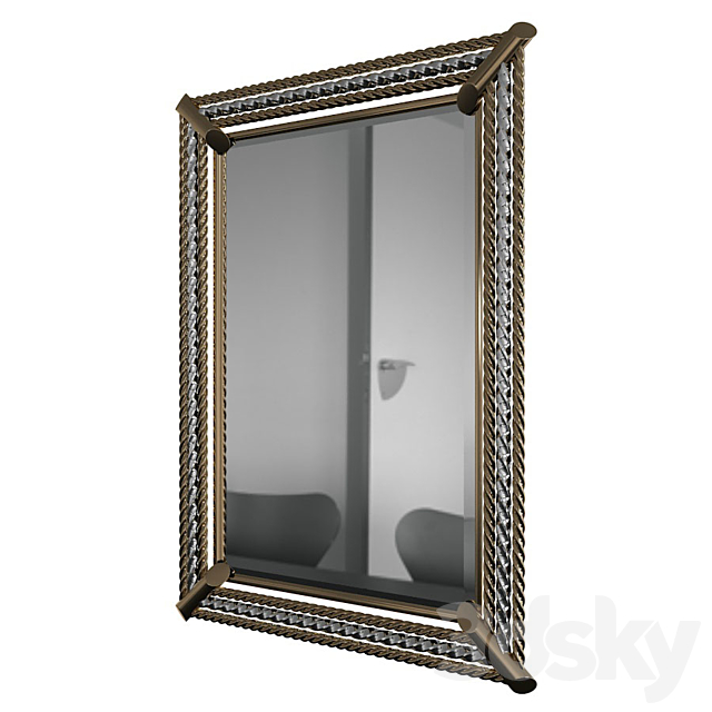 Mirror Eichholtz Cantoni 3DS Max Model - thumbnail 2