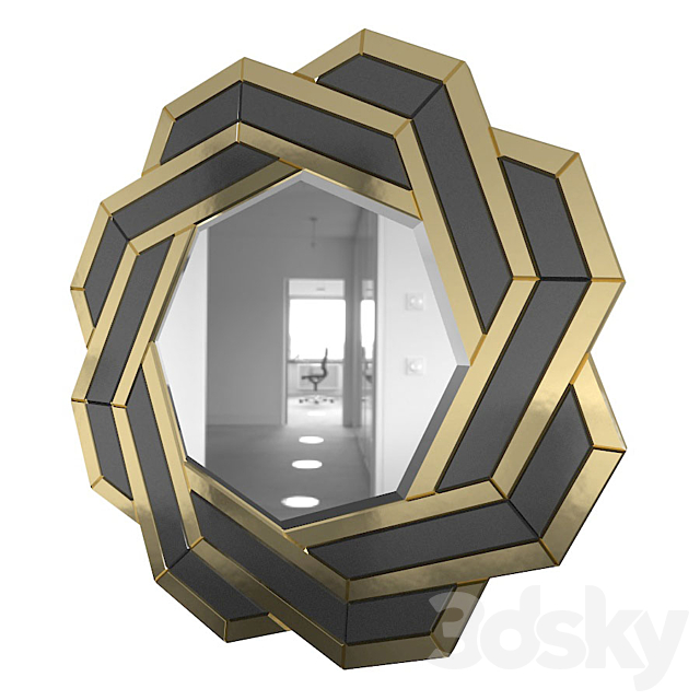 Mirror Eichholtz Mulini 3DS Max Model - thumbnail 2