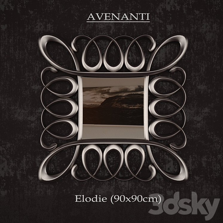 Mirror Elodie AVENANTI 90h90sm 3DS Max - thumbnail 1