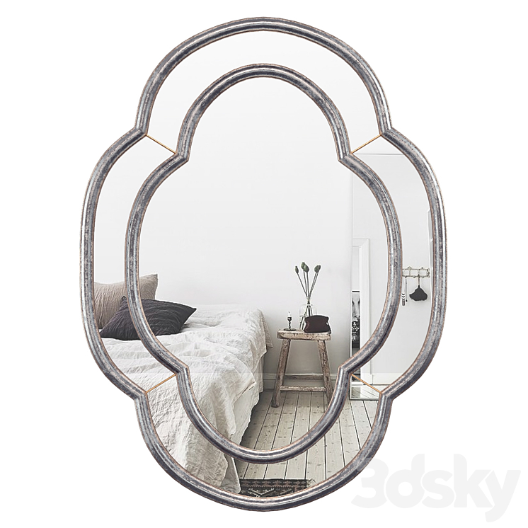 Mirror figured Casablanca F1579ABR 3DS Max - thumbnail 2