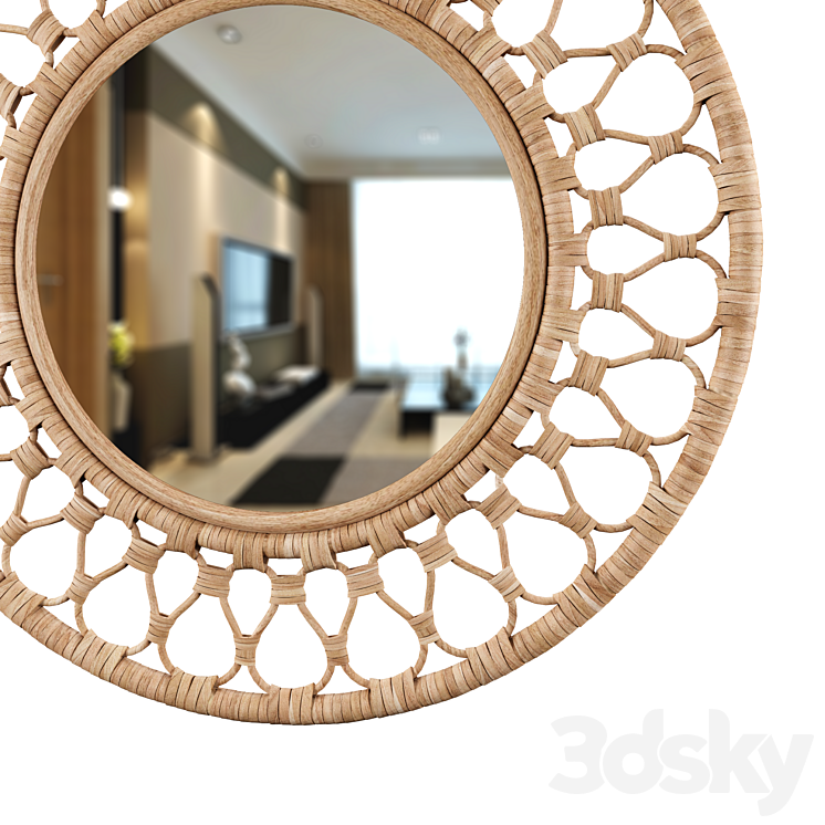 Mirror GRINSBOL by IKEA 3DS Max Model - thumbnail 2