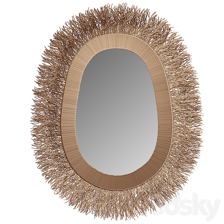 Mirror HOKU MIRROR 3DS Max Model - thumbnail 1