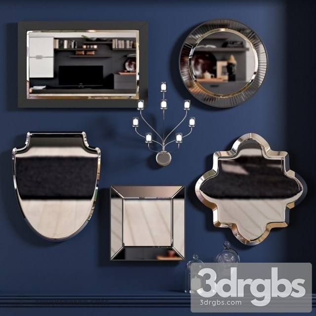 Mirror Luxury Set 3dsmax Download - thumbnail 1