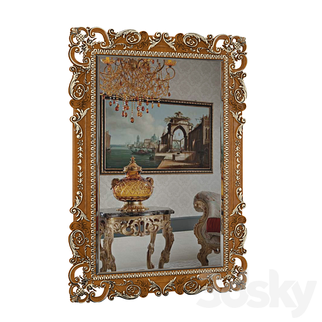 Mirror Modenese Gastone Art 12647 3DSMax File - thumbnail 1