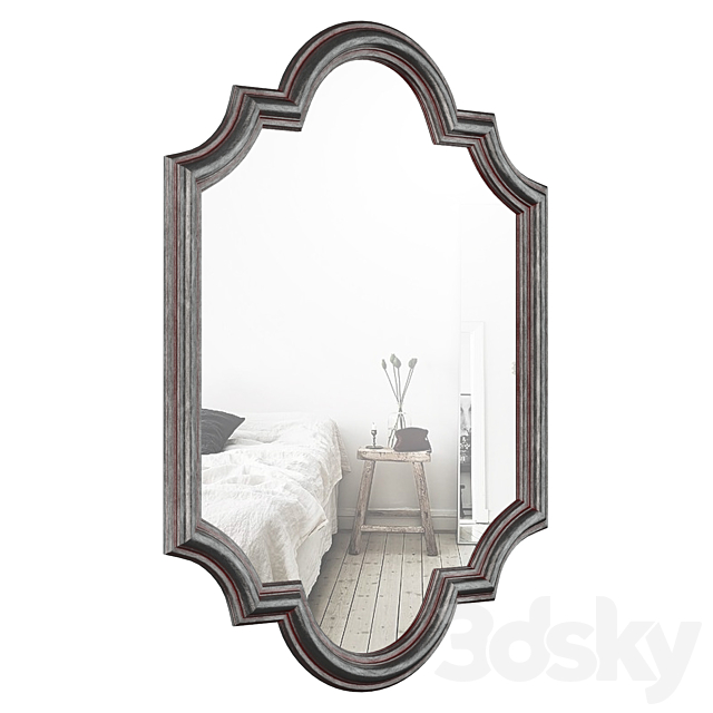 Mirror Oxford figured black 3DSMax File - thumbnail 2