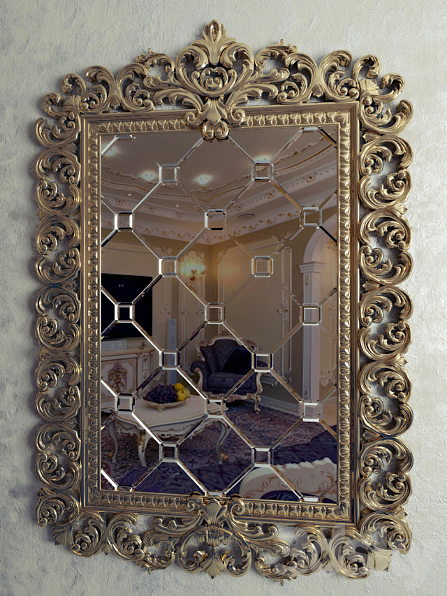 Mirror pattern classic 3DSMax File - thumbnail 1