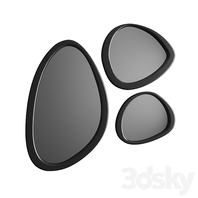 mirror set 3DSMax File - thumbnail 1