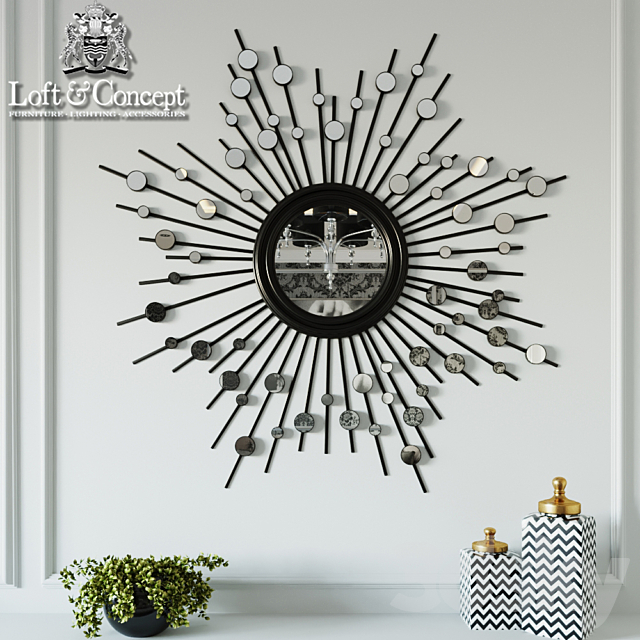 Mirror-sun silver sun 3DSMax File - thumbnail 1