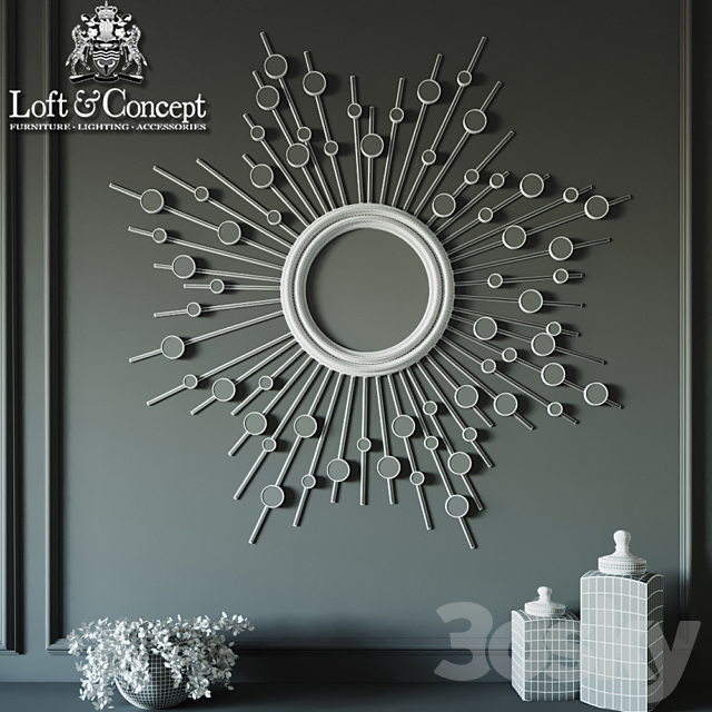 Mirror-sun silver sun 3DSMax File - thumbnail 2