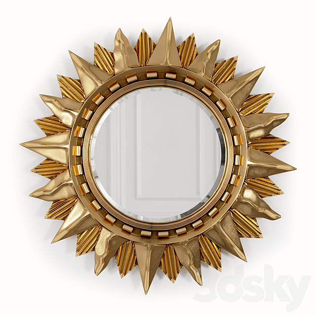 Mirror-sun Sol Gold 3DSMax File - thumbnail 1