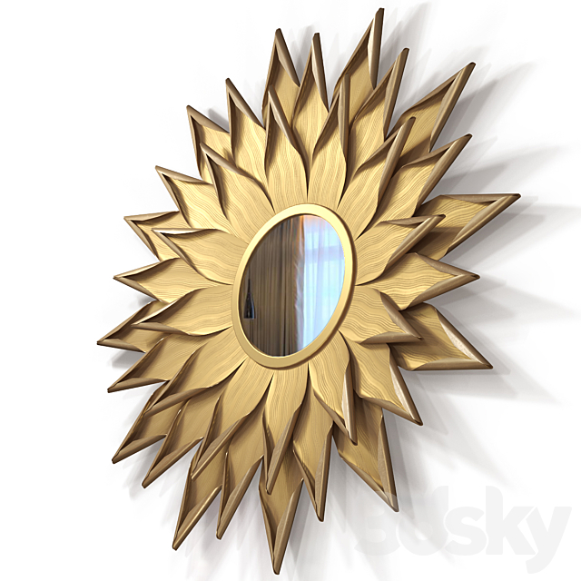 Mirror – Tylar La Redoute Sunflower 3DS Max Model - thumbnail 2