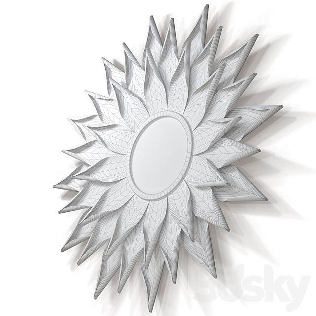 Mirror – Tylar La Redoute Sunflower 3DS Max Model - thumbnail 3