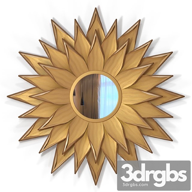 Mirror – tylar la redoute sunflower 3dsmax Download - thumbnail 1