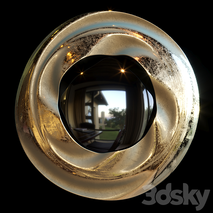 Mirror – Vargov Design 3DS Max Model - thumbnail 1