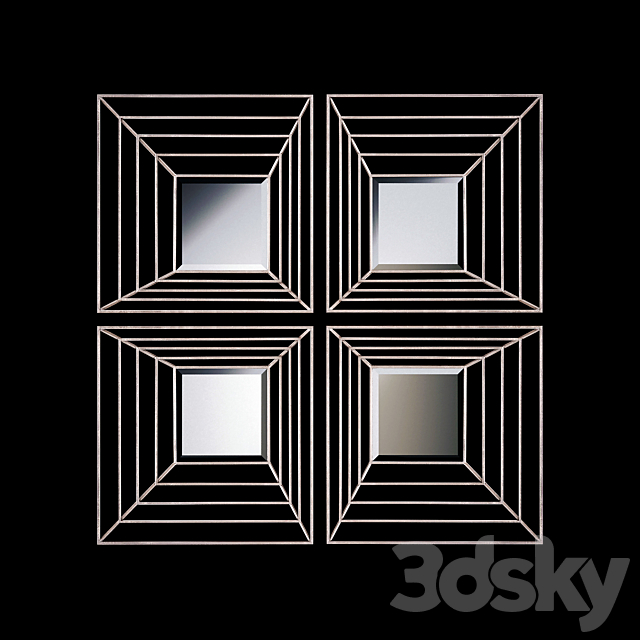 Mirror wall 31 3DSMax File - thumbnail 2