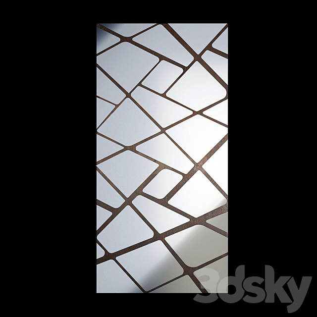 Mirror wall 31 3DSMax File - thumbnail 3