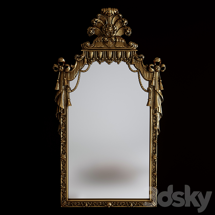 Mirror Wall OAK Industria Arredamenti MG 5171 3DS Max - thumbnail 1